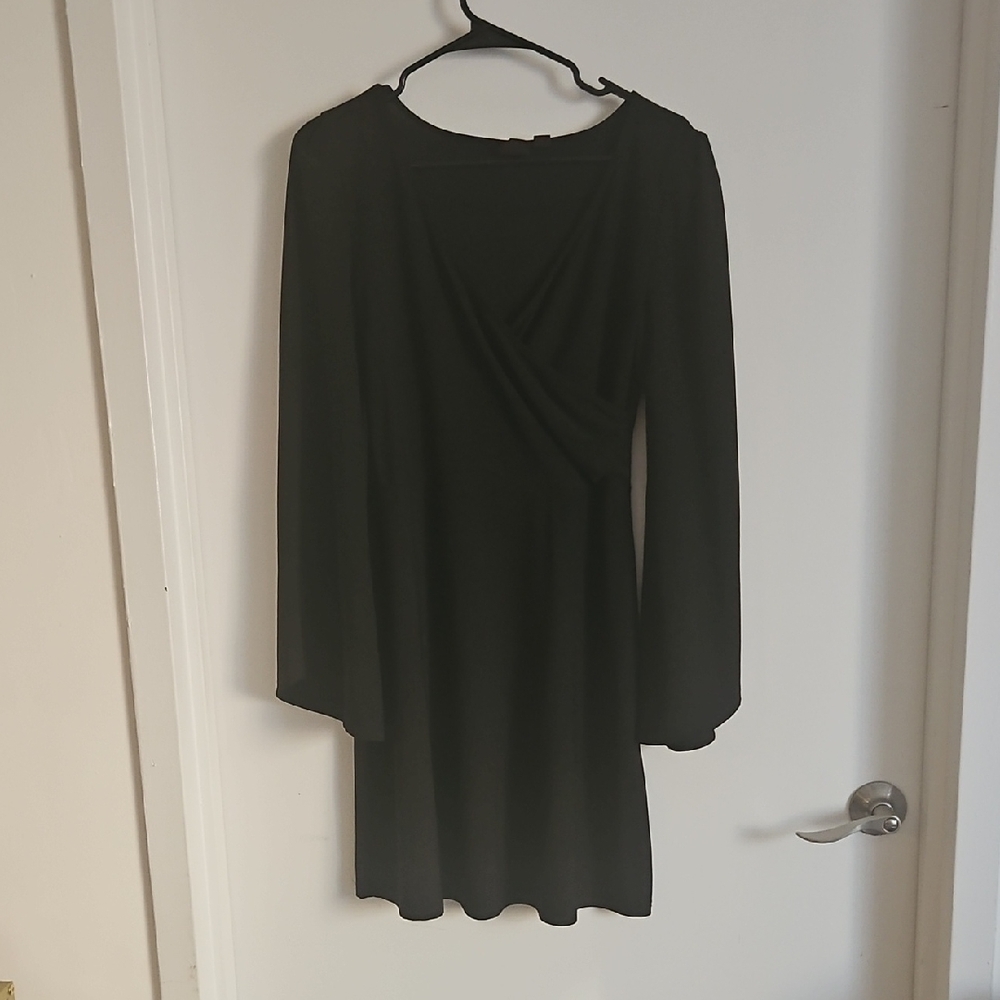 Free Press Black Long Sleeve Dress